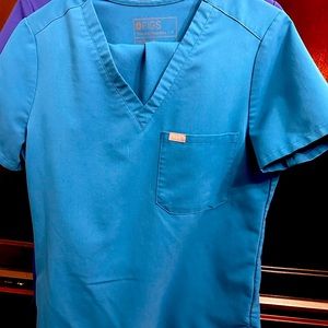 Figs Alps blue set size small